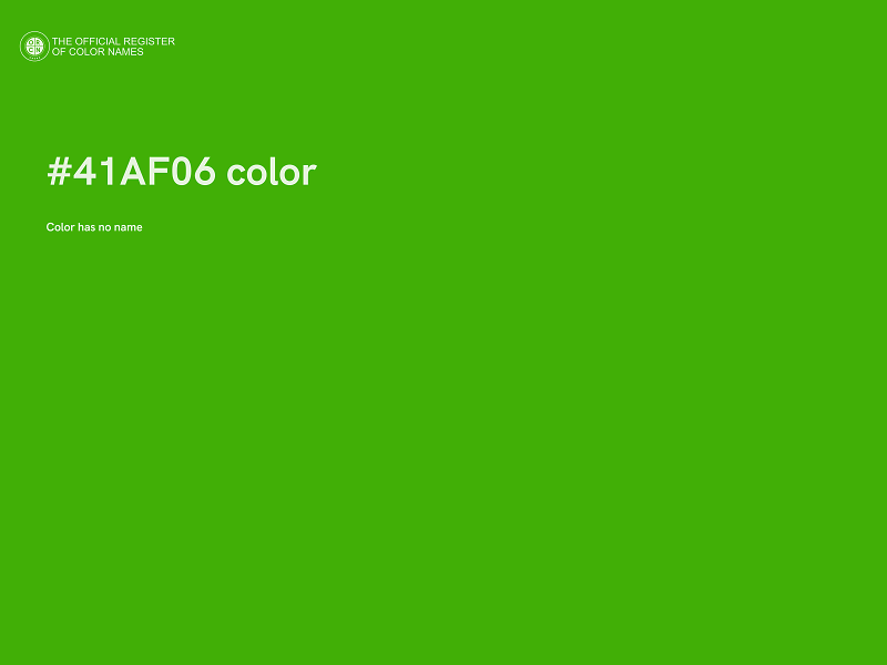#41AF06 color image