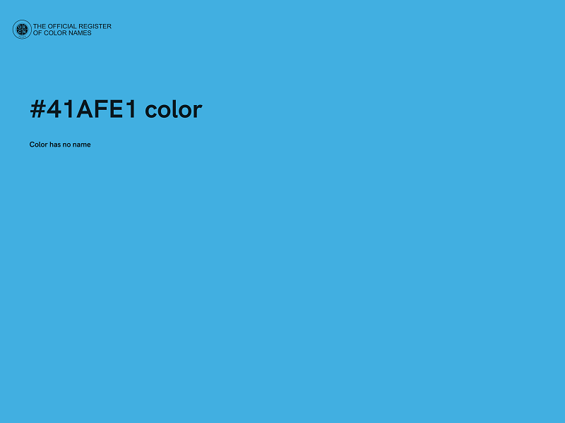 #41AFE1 color image