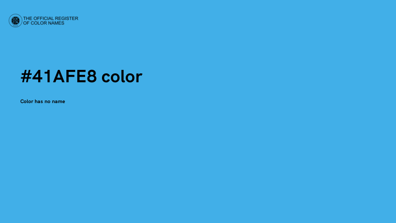 #41AFE8 color image