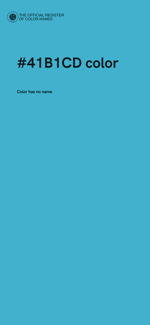 #41B1CD color image