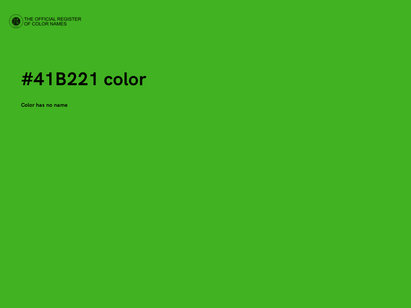 #41B221 color image
