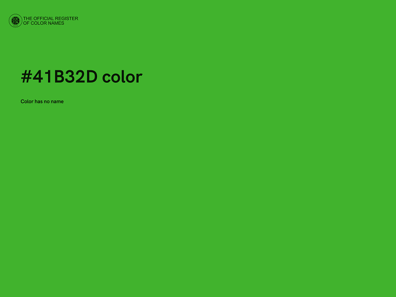 #41B32D color image