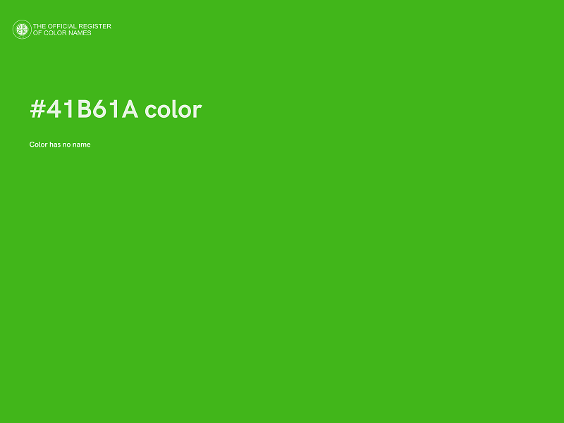 #41B61A color image