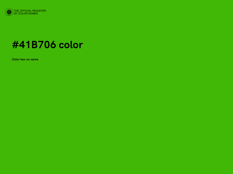 #41B706 color image
