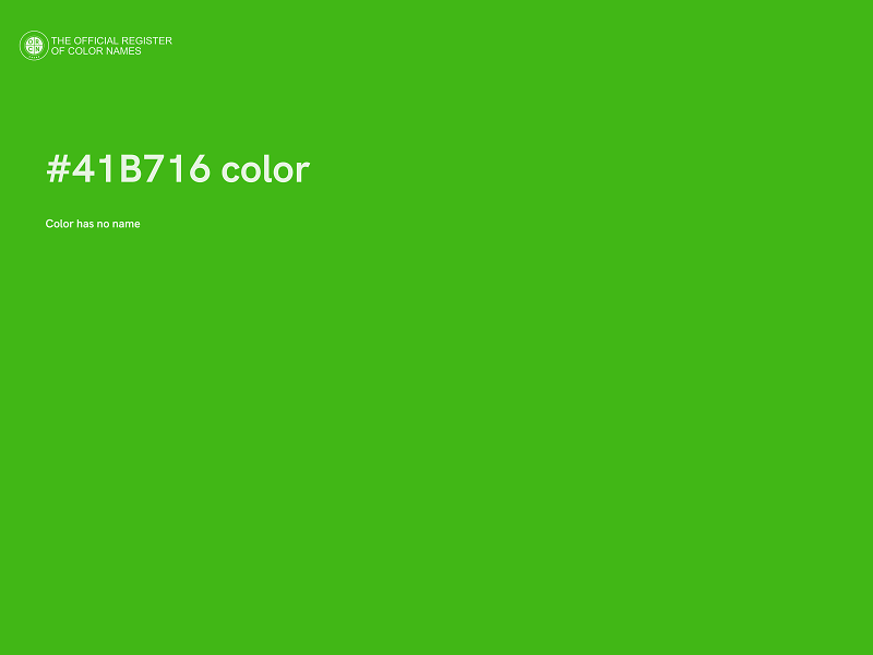 #41B716 color image