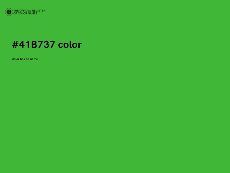 #41B737 color image