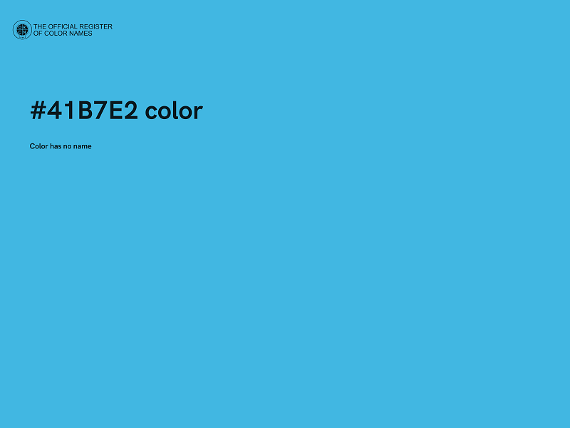 #41B7E2 color image