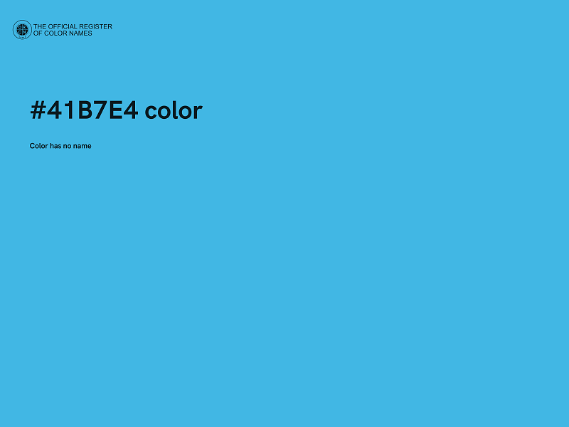 #41B7E4 color image