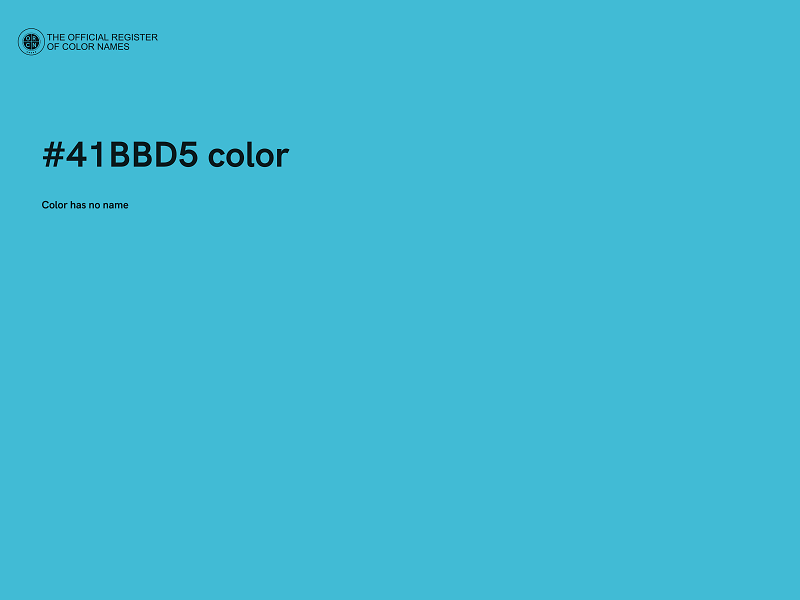 #41BBD5 color image
