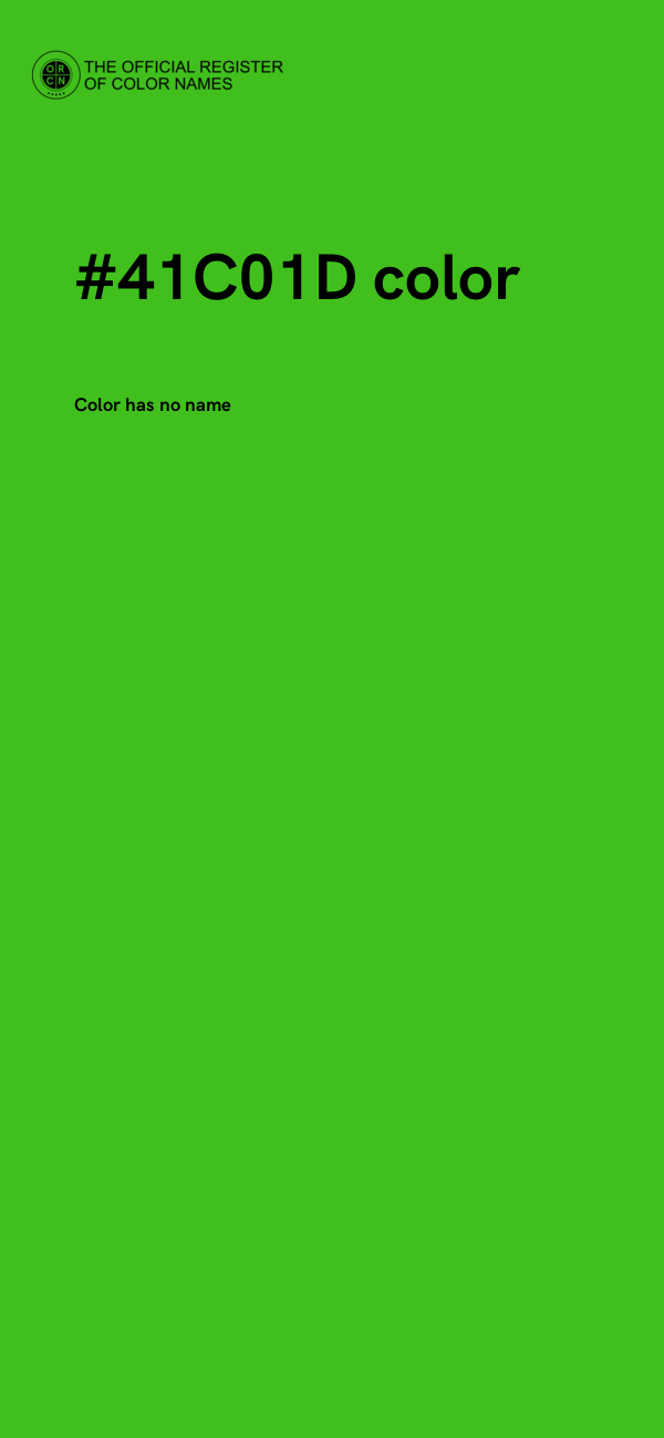 #41C01D color image