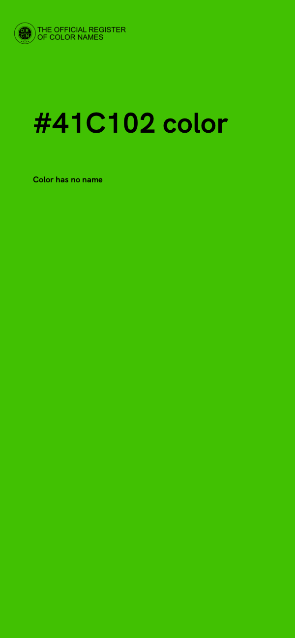 #41C102 color image