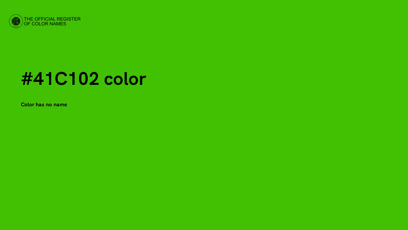 #41C102 color image