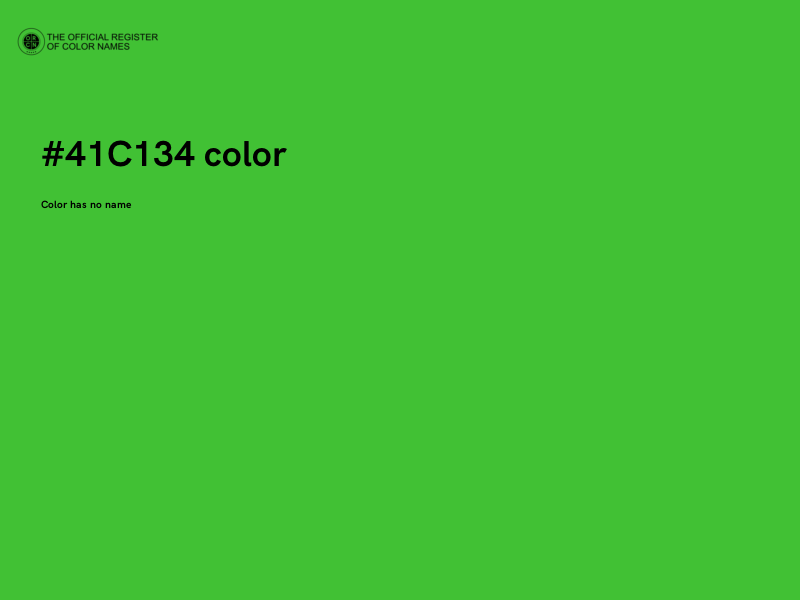 #41C134 color image