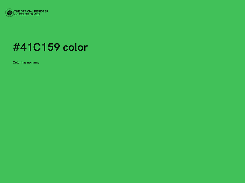 #41C159 color image