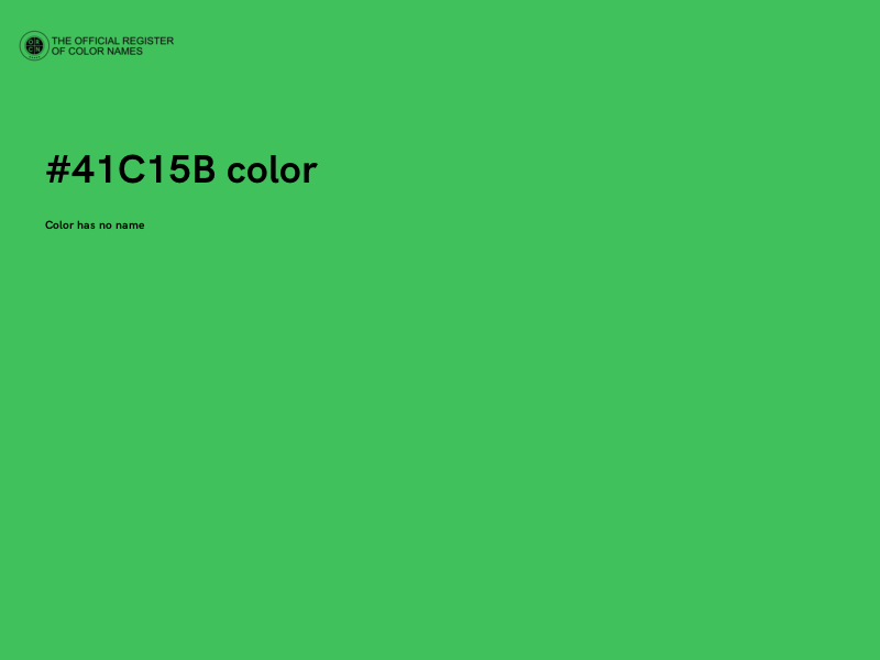 #41C15B color image