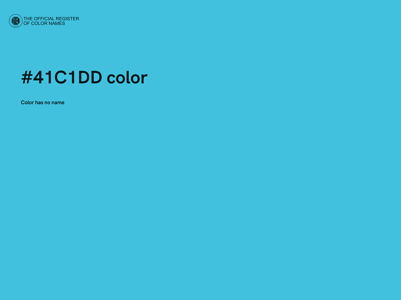 #41C1DD color image