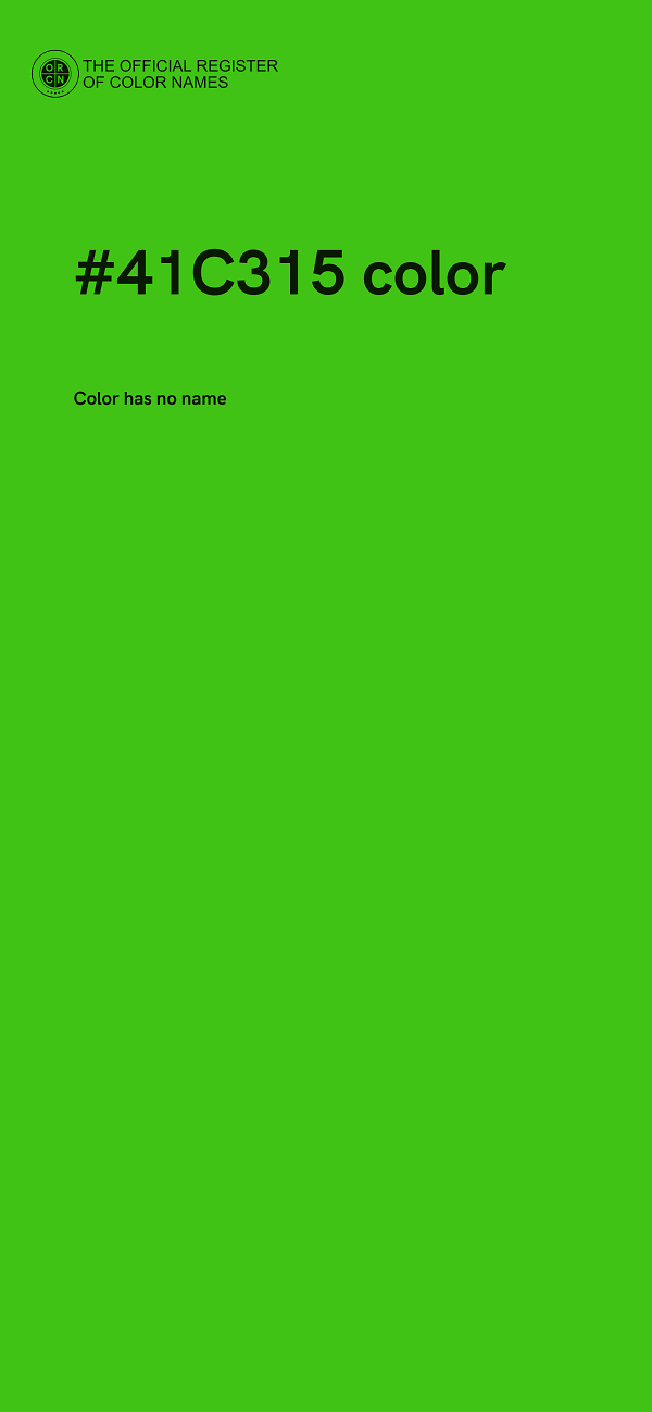#41C315 color image
