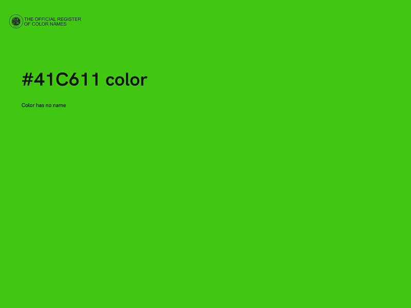 #41C611 color image