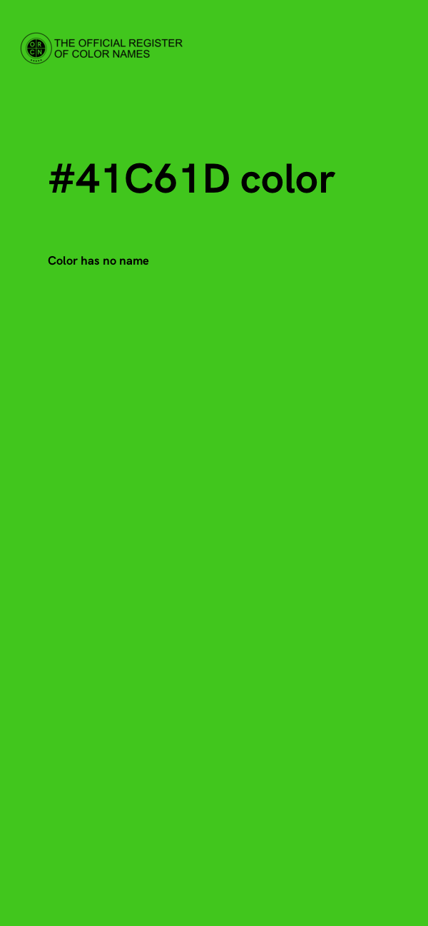 #41C61D color image