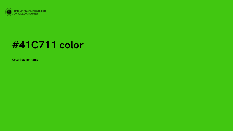 #41C711 color image