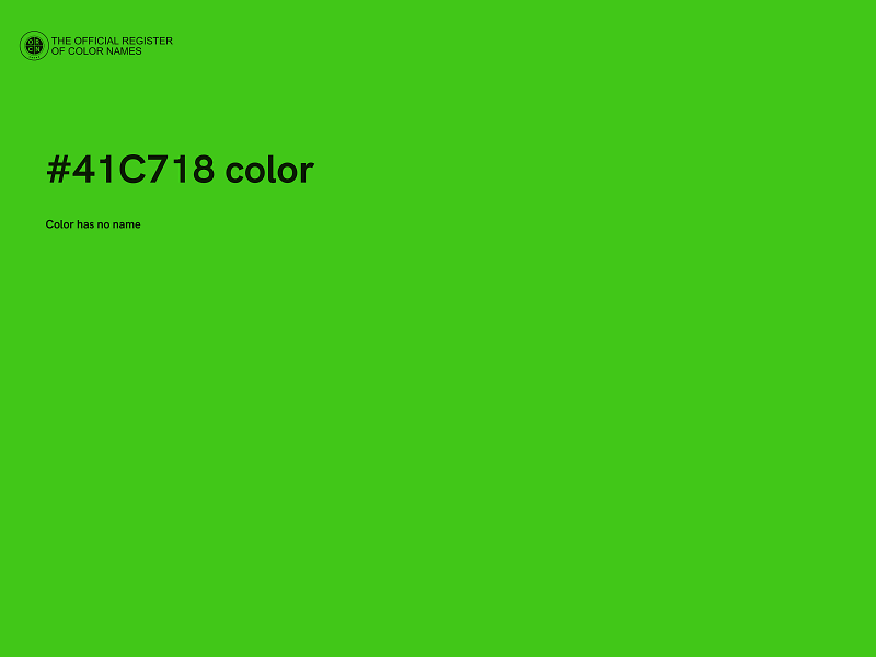 #41C718 color image