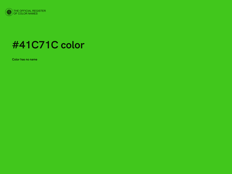#41C71C color image