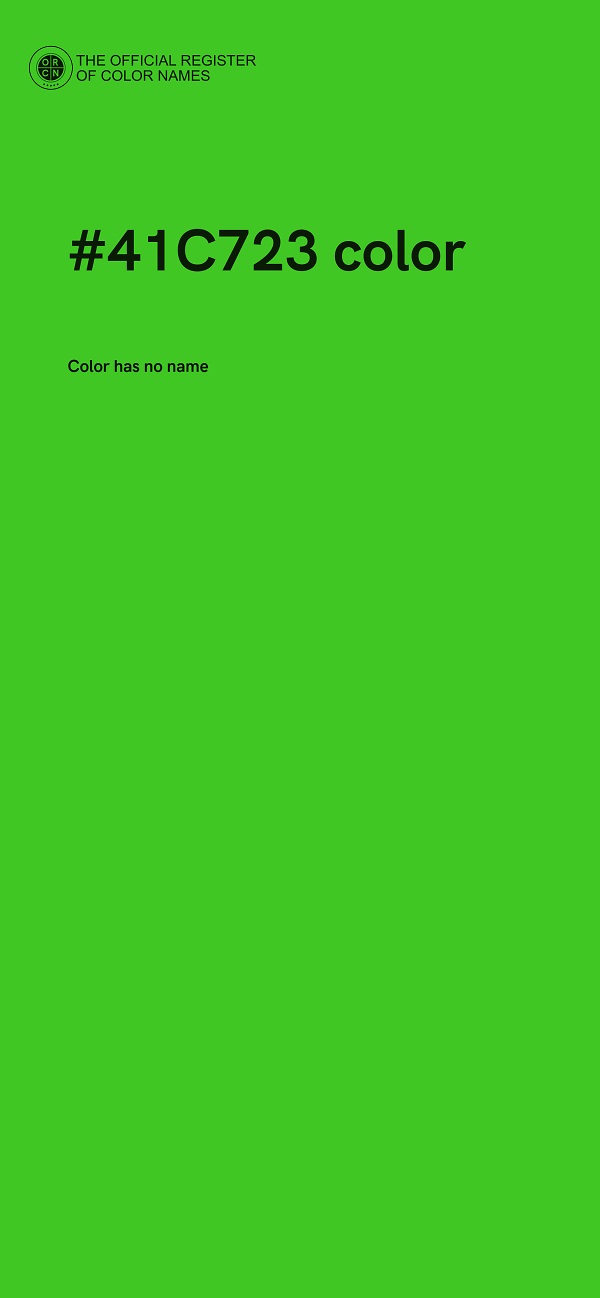 #41C723 color image