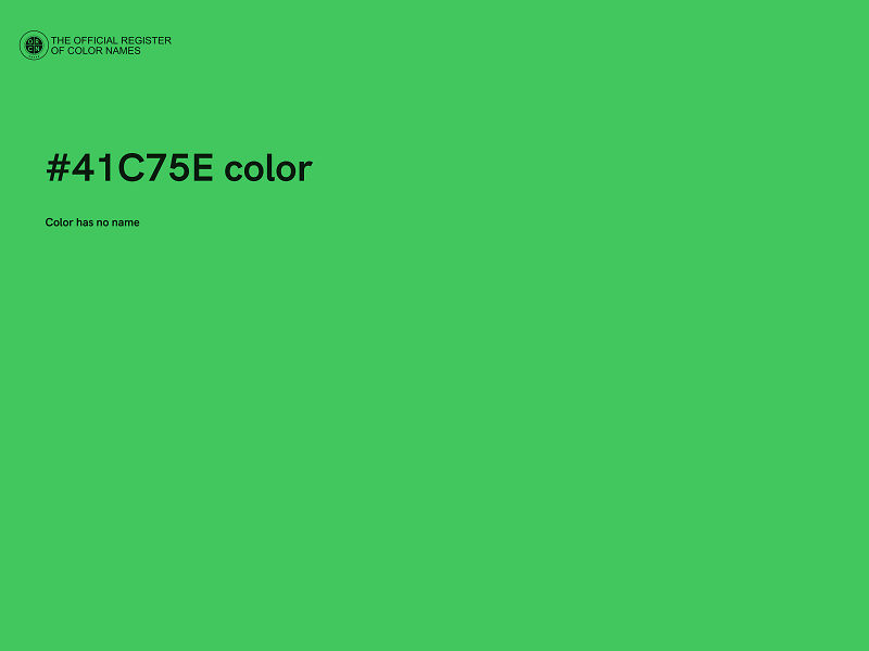 #41C75E color image