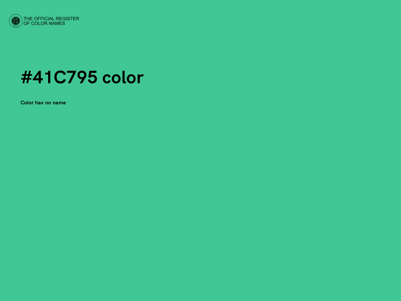 #41C795 color image