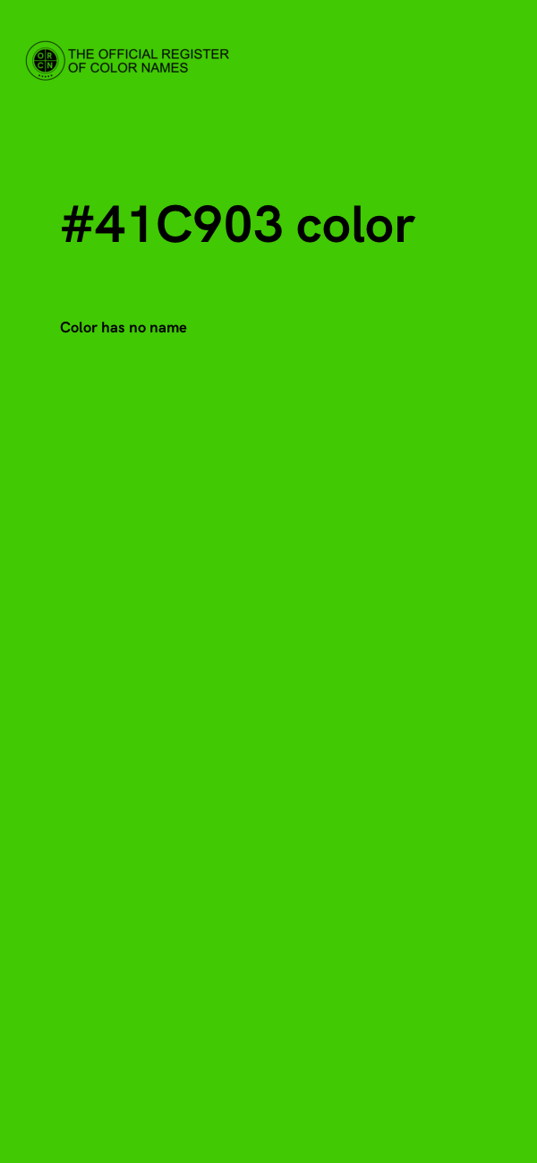 #41C903 color image