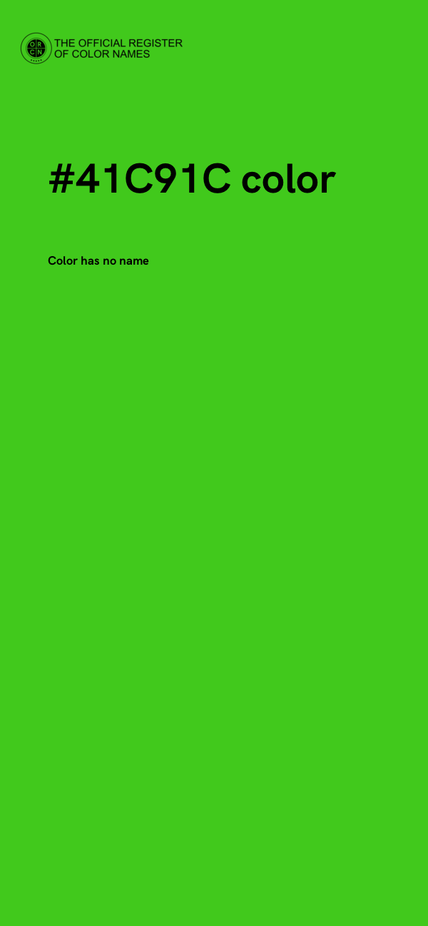#41C91C color image