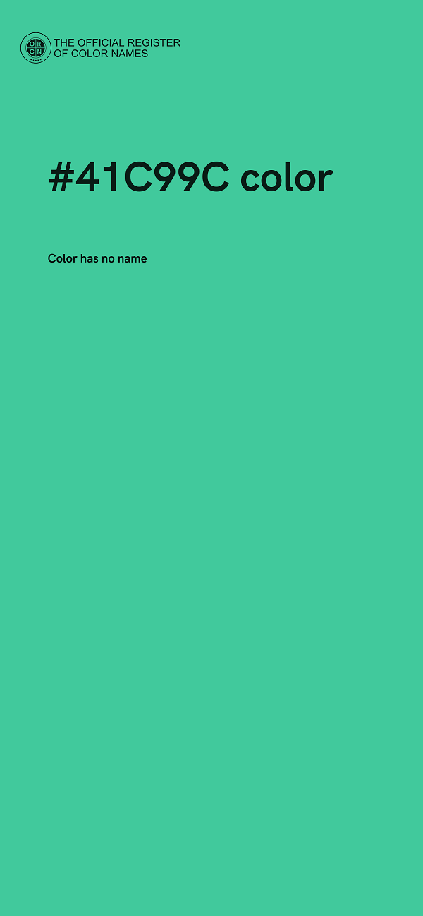 #41C99C color image