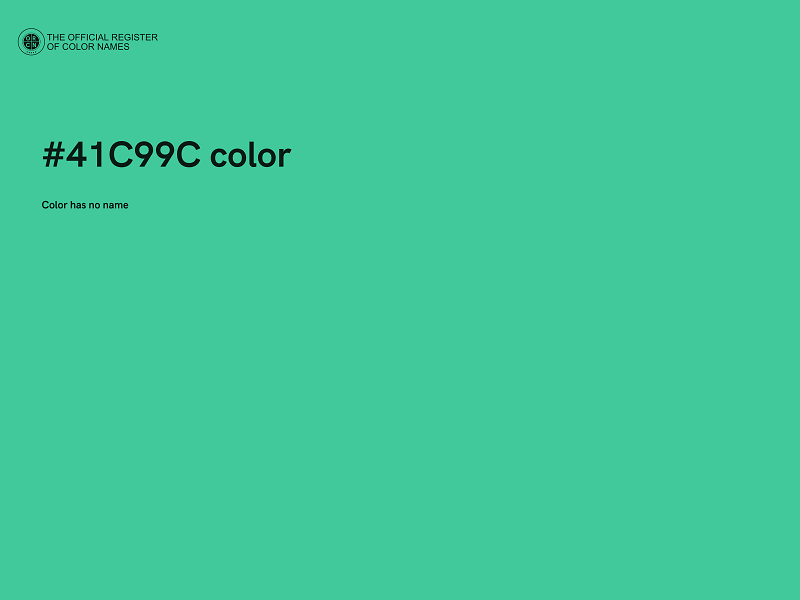 #41C99C color image