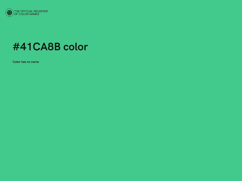 #41CA8B color image