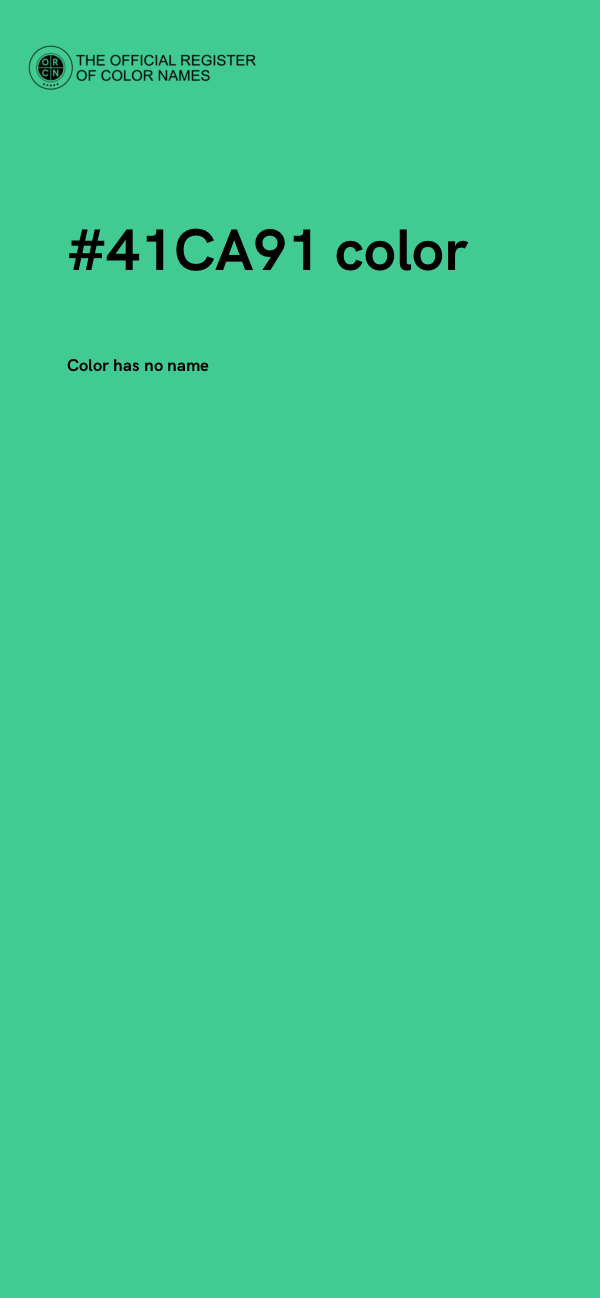 #41CA91 color image