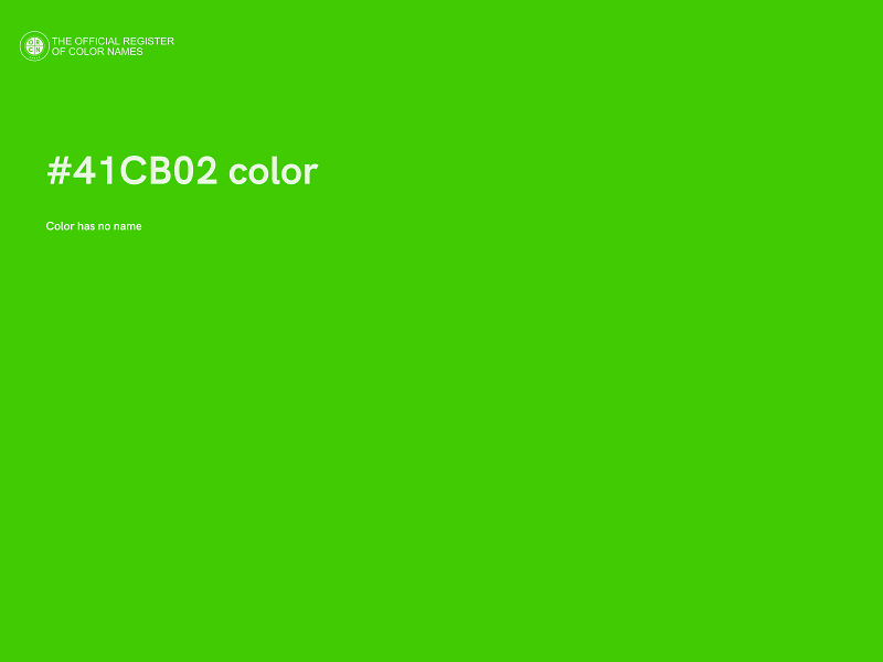 #41CB02 color image