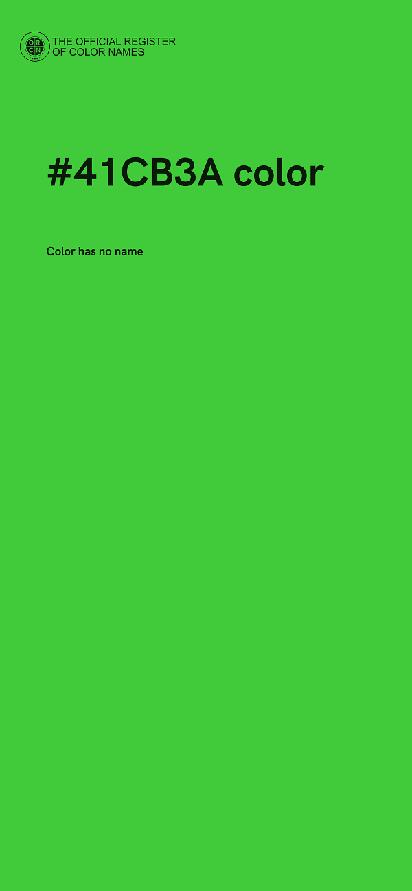#41CB3A color image