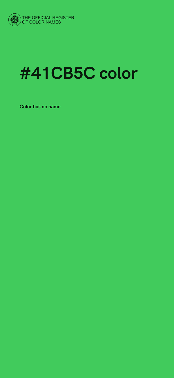 #41CB5C color image