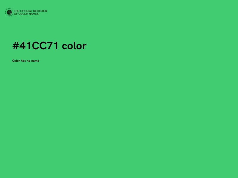 #41CC71 color image