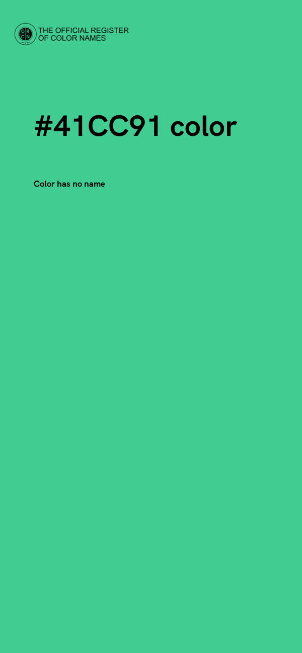 #41CC91 color image