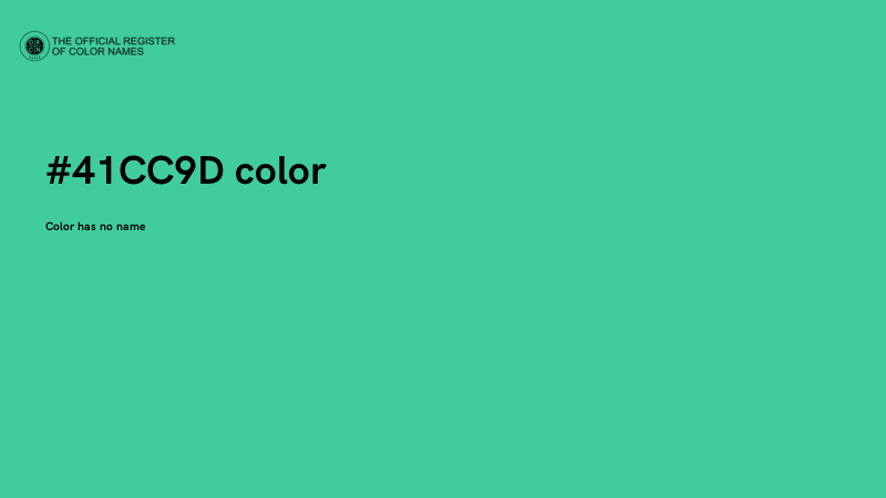 #41CC9D color image