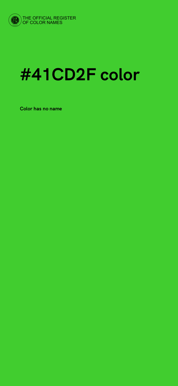 #41CD2F color image