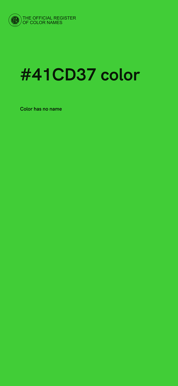 #41CD37 color image