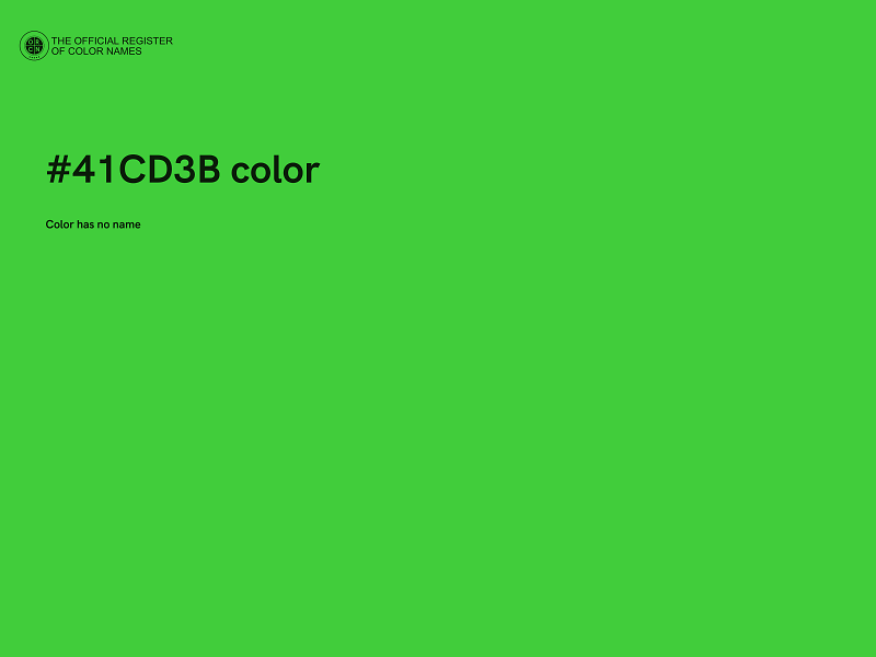 #41CD3B color image