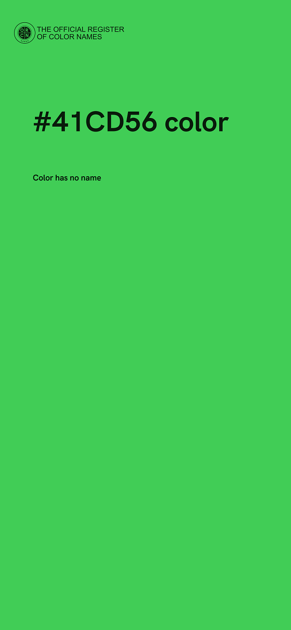 #41CD56 color image