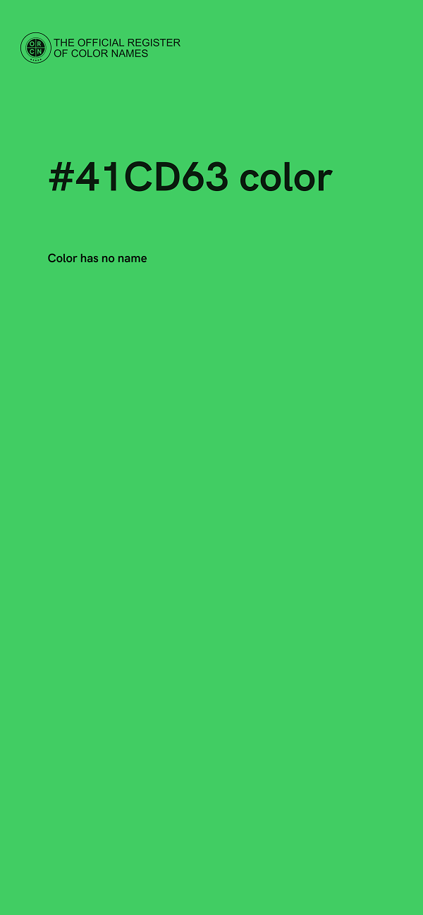 #41CD63 color image