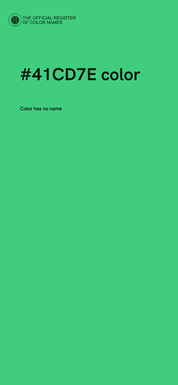 #41CD7E color image
