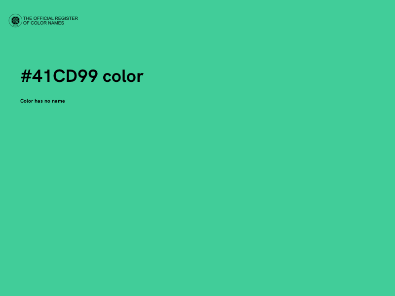 #41CD99 color image