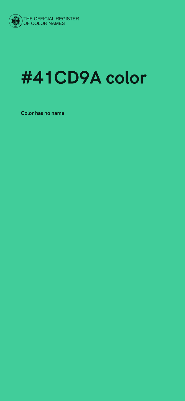 #41CD9A color image