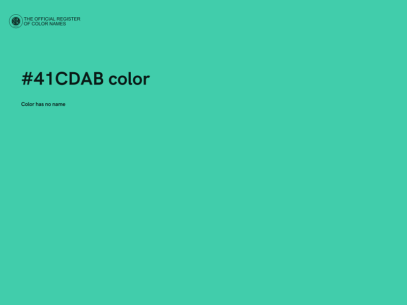 #41CDAB color image